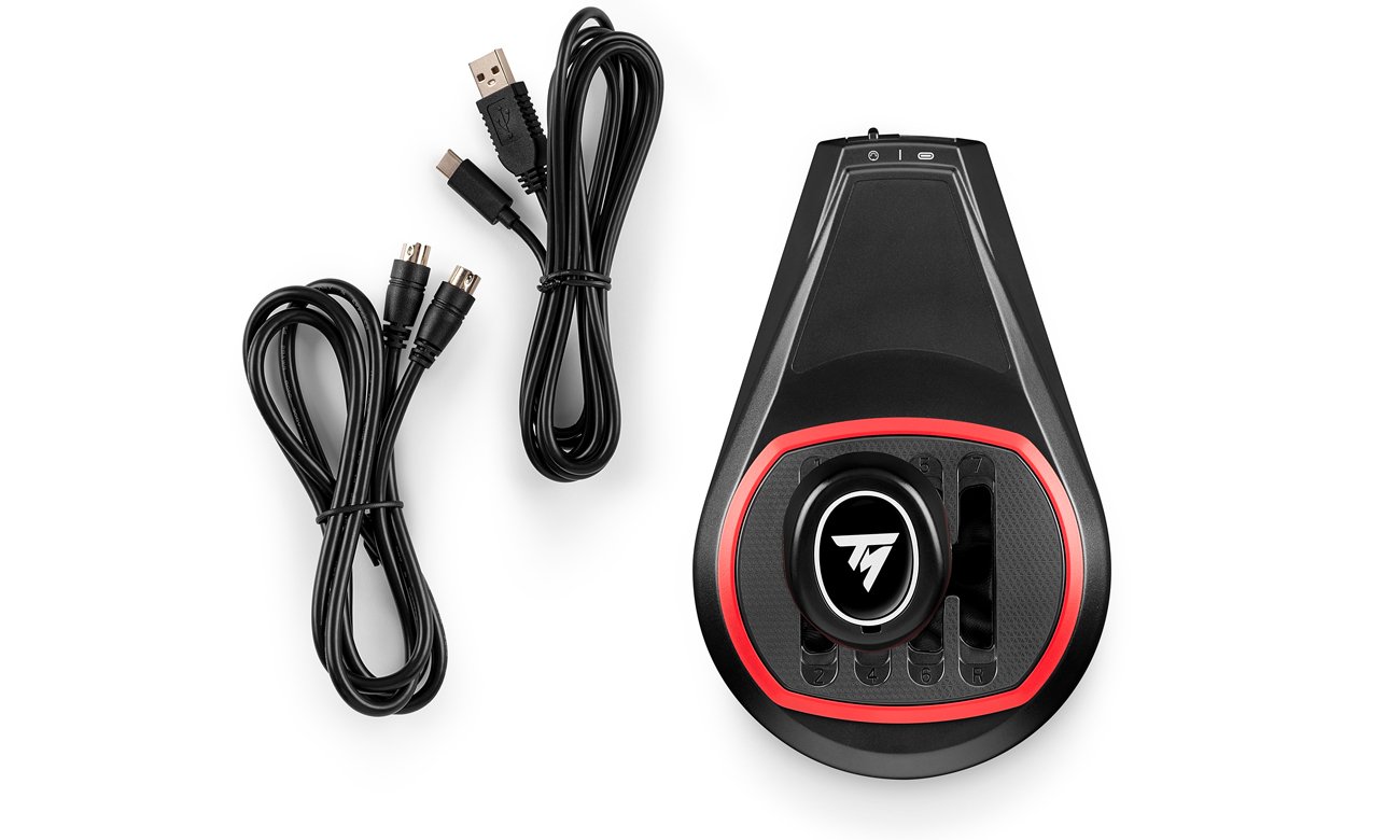 Коробка передач для Thrustmaster TH8S Shifter racing wheel - вид зверху + троси