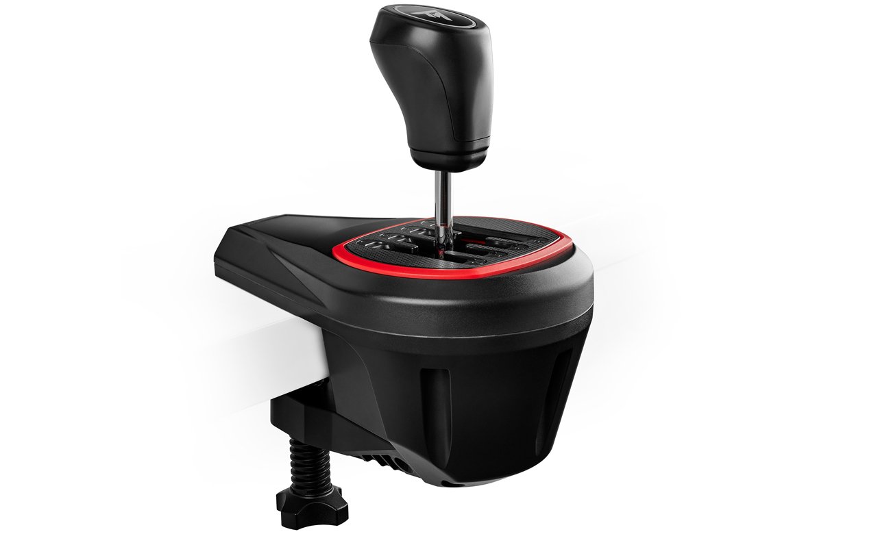 Thrustmaster TH8S Shifter Racing Steering Wheel Gearbox - кутовий вид спереду