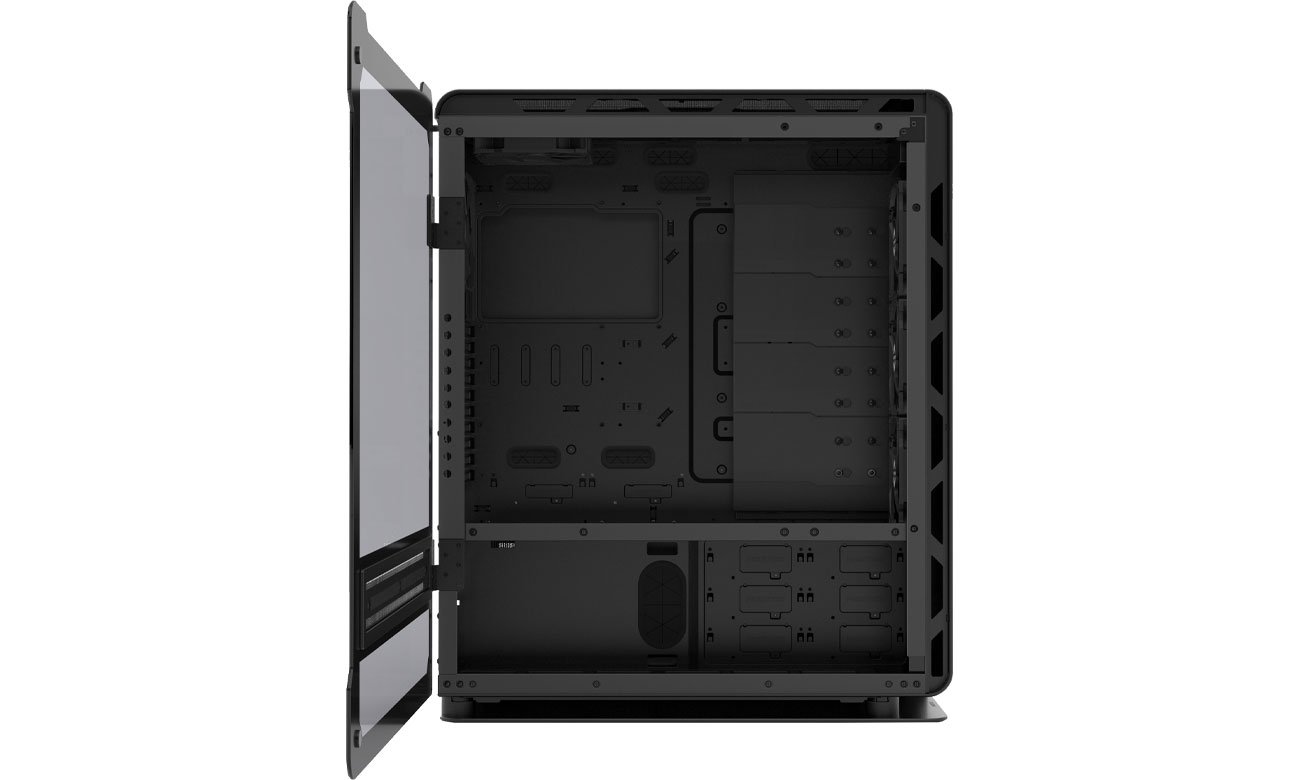 Phanteks Enthoo Elite PH-ES916E Интерьер, стеклянная боковая панель