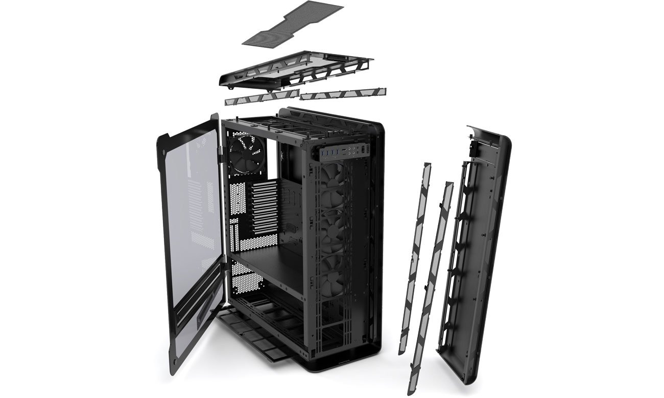 Phanteks Enthoo Elite PH-ES916E Система охлаждения, вентиляторы