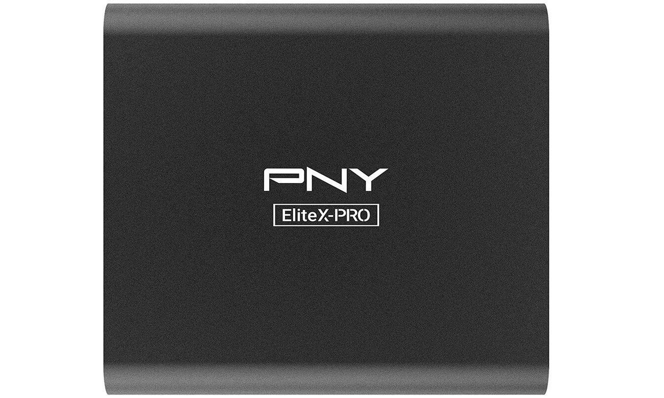 Зовнішній накопичувач SSD PNY Elite-X Pro Black – вид спереду