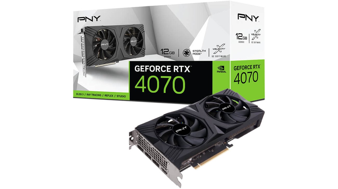 PNY GeForce RTX 4070 VERTO Dual Fan 12 GB GDDR6