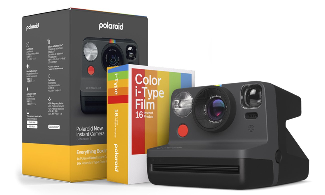 Фотоапарат Polaroid Now Gen 2 E-box Black