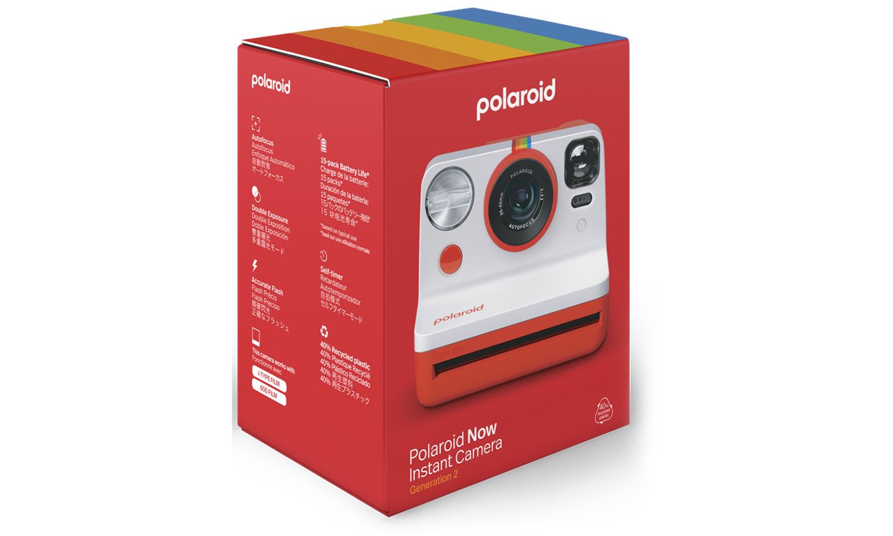 Камера Polaroid Now Gen 2 Red Instant
