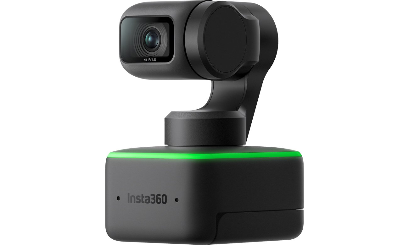 Веб-камера Insta360 Link – вид спереду під кутом