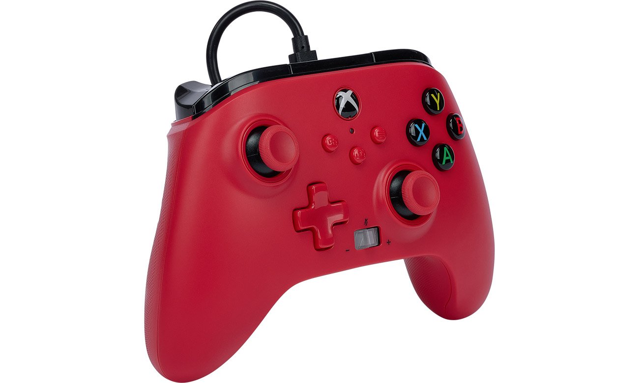 PowerA Enhanced Artisan Red Wired Pad для Xbox Series X|S – вид спереду під кутом