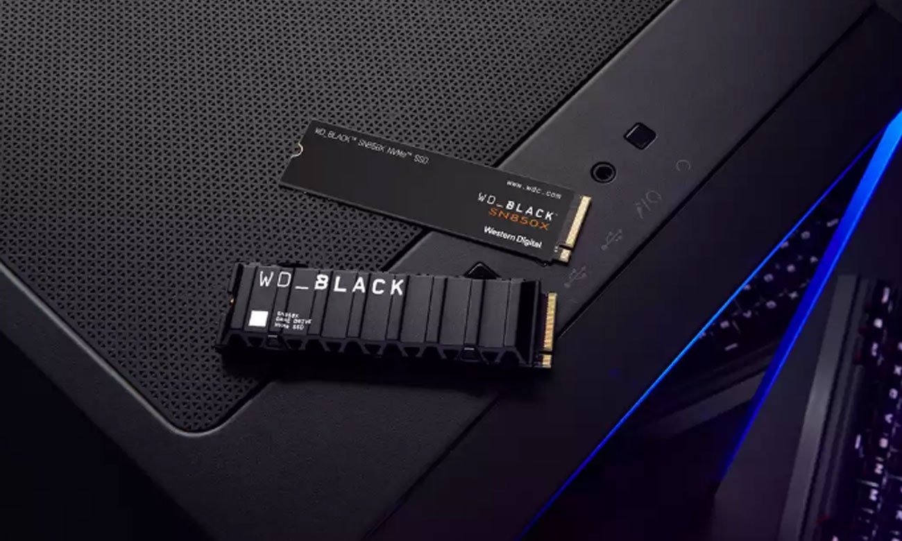 M.2 NVMe SSD WD BLACK SN850X Heatsink - Отримайте максимальну iгрову перевагу