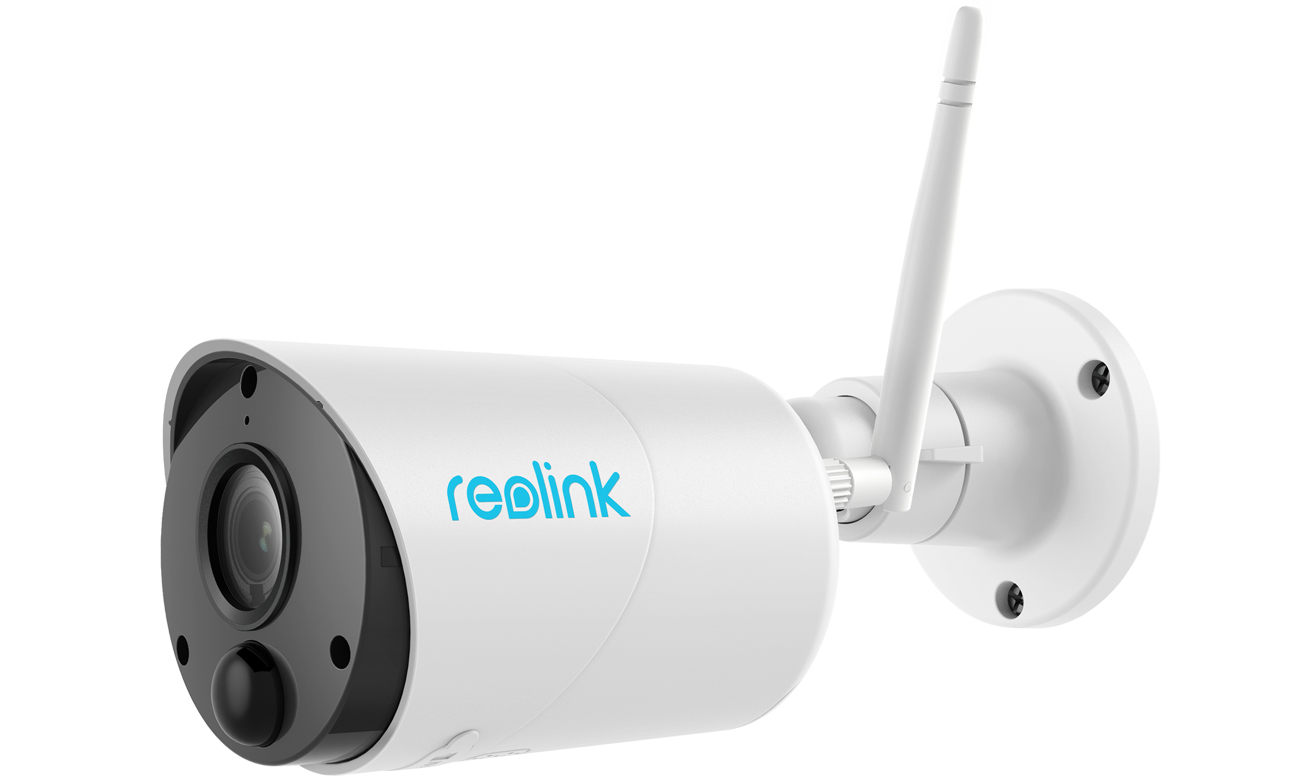 Reolink Argus Eco-V2 Wireless Outdoor Camera White - кутовий вид спереду