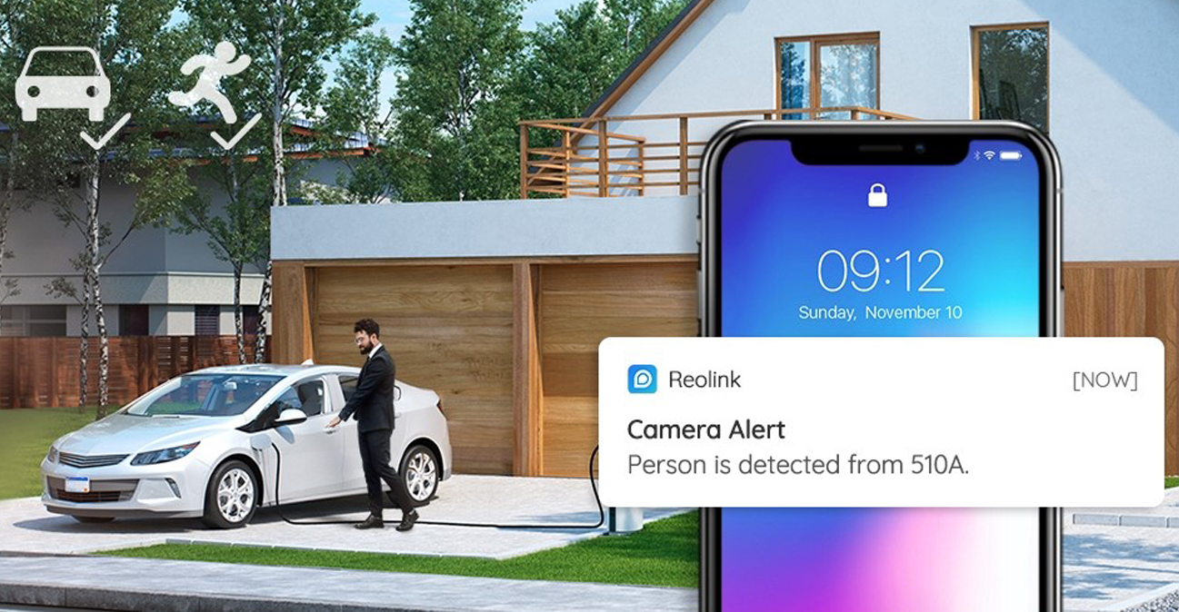 Набір Reolink RLK8-800D4 - функція Smart Detection