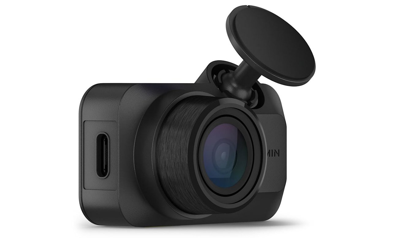 Відеореєстратор Garmin Dash Cam Mini 3 - кутовий вид спереду