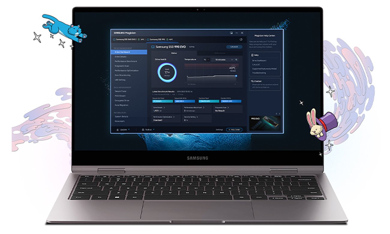 M.2 PCIe Gen5 NVMe SSD Samsung Evo 990 – максимальная производительность с Samsung Magician
