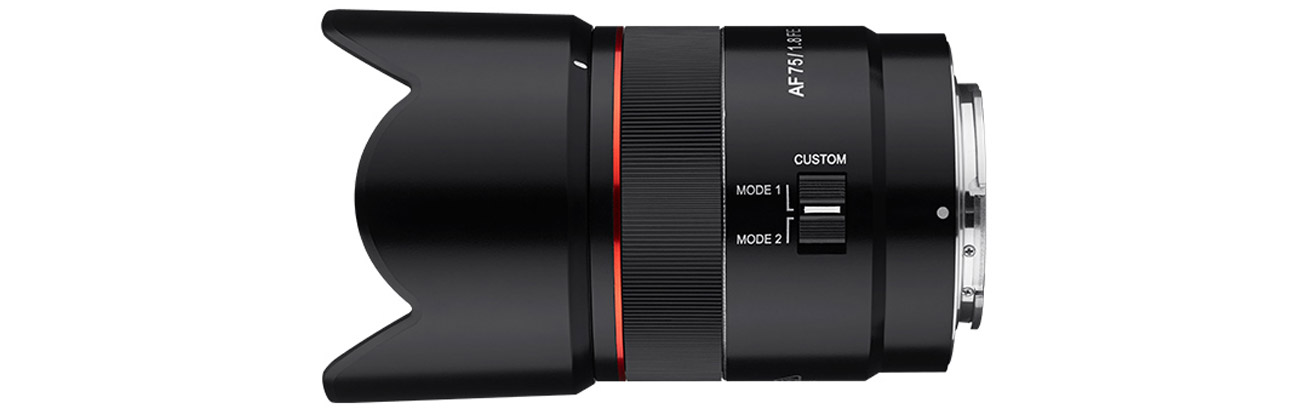 Объективы Samyang AF 75mm F1.8 Sony FE с фиксированным фокусным фокусом