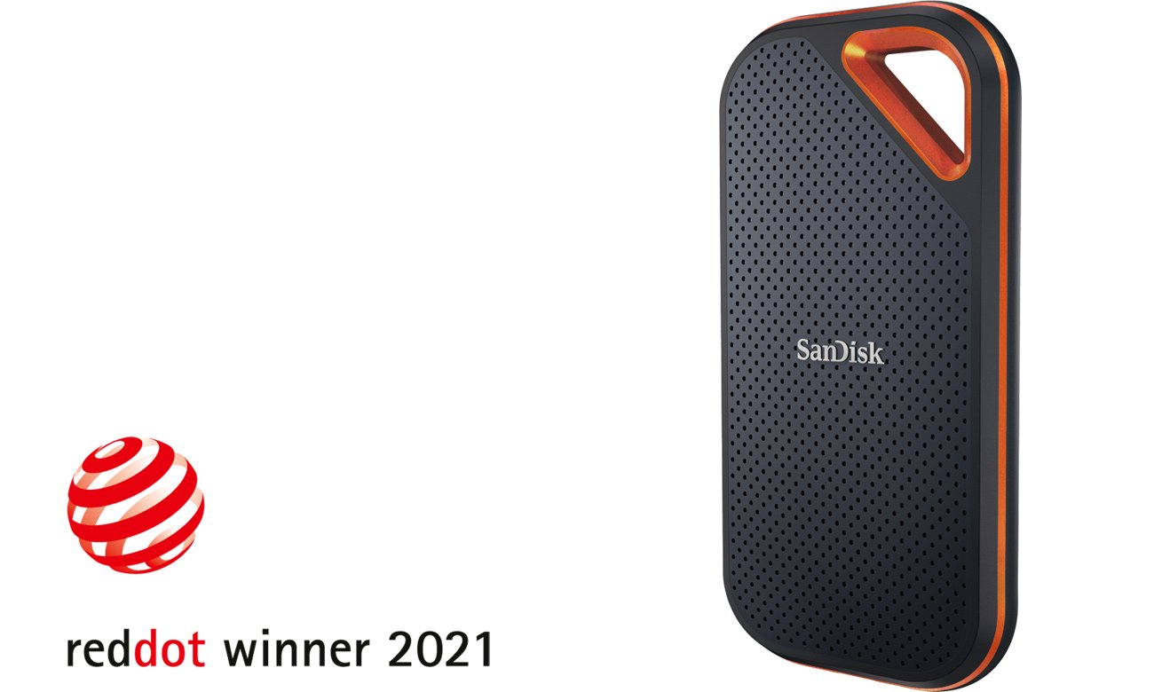 SanDisk Extreme PRO Portable V2 – победитель премии Red Dot Design Award 2021