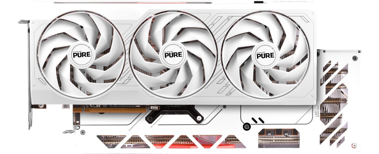 Охлаждение Sapphire AMD Radeon RX 7700 XT PURE