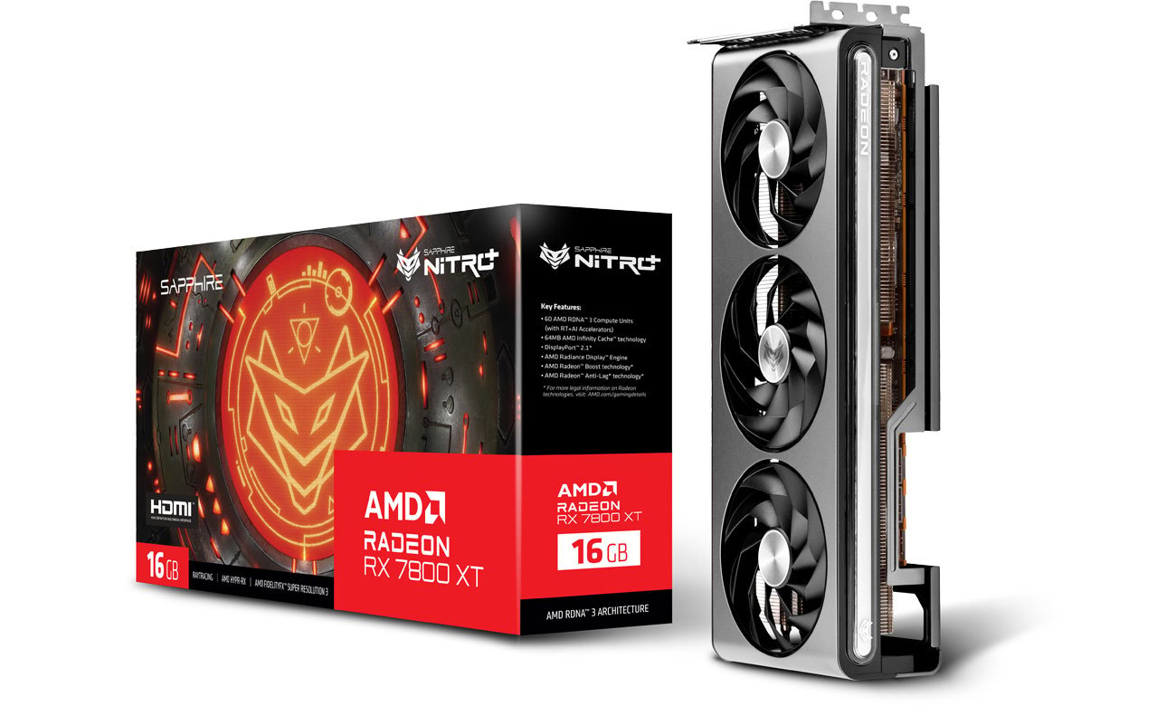 Sapphire Radeon RX 7800 XT NITRO+ 16 ГБ GDDR6