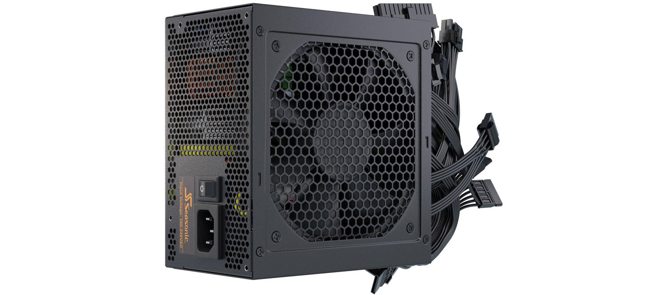 Блок живлення для комп'ютера Seasonic B12 850W вид збоку