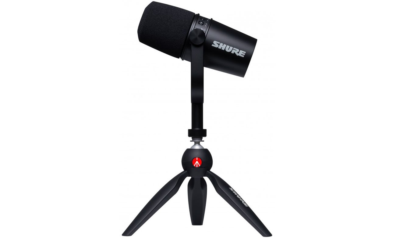 Микрофон для подкастов Shure MV7-K-BNDL