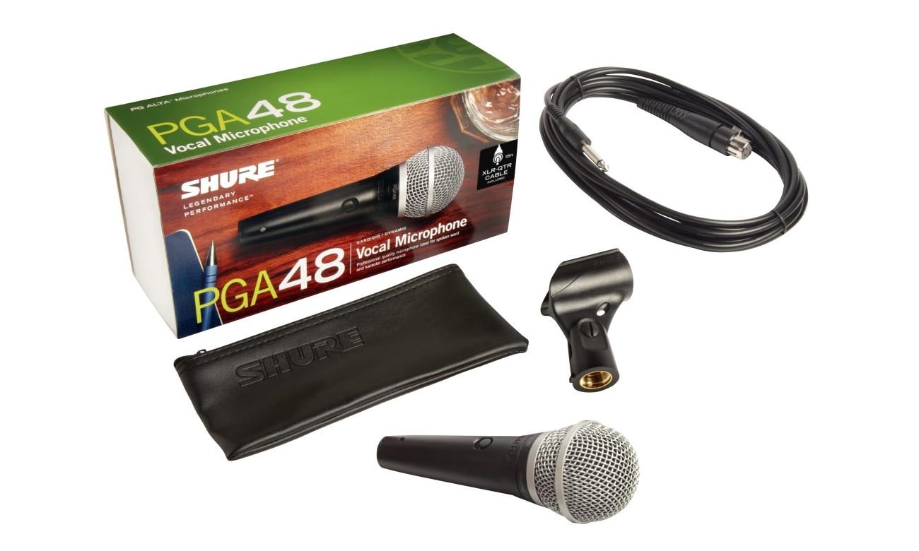 Мікрофон Shure PGA48 з кабелем XLR-QTR