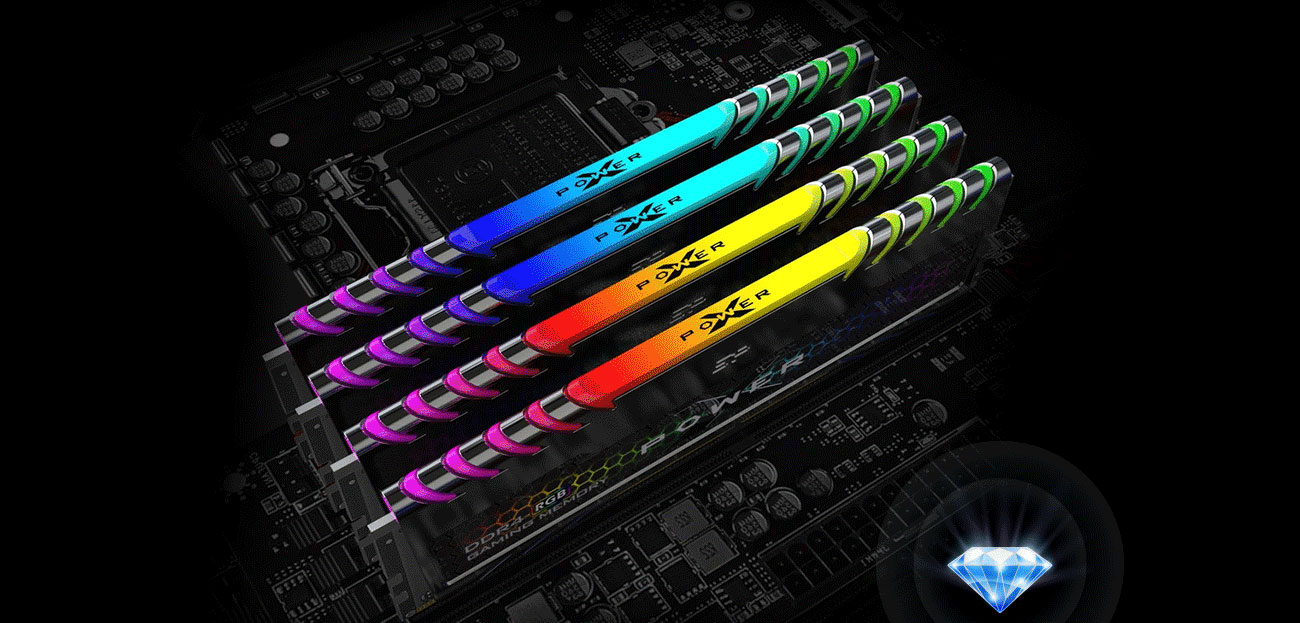 Память материнской платы Silicon Power XPOWER Turbine RGB