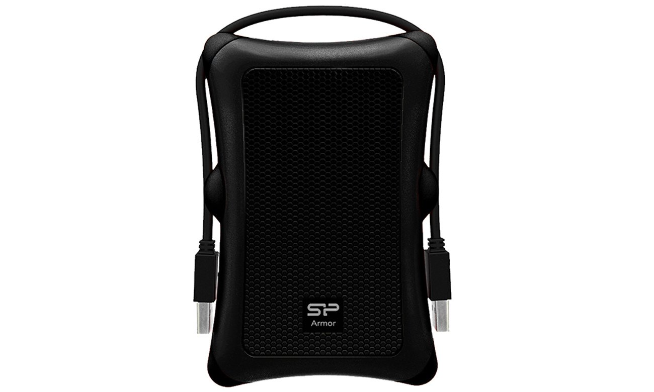 Наружный жесткий диск Silicon Power Armor A30 1 ТВ черный – вид спереди