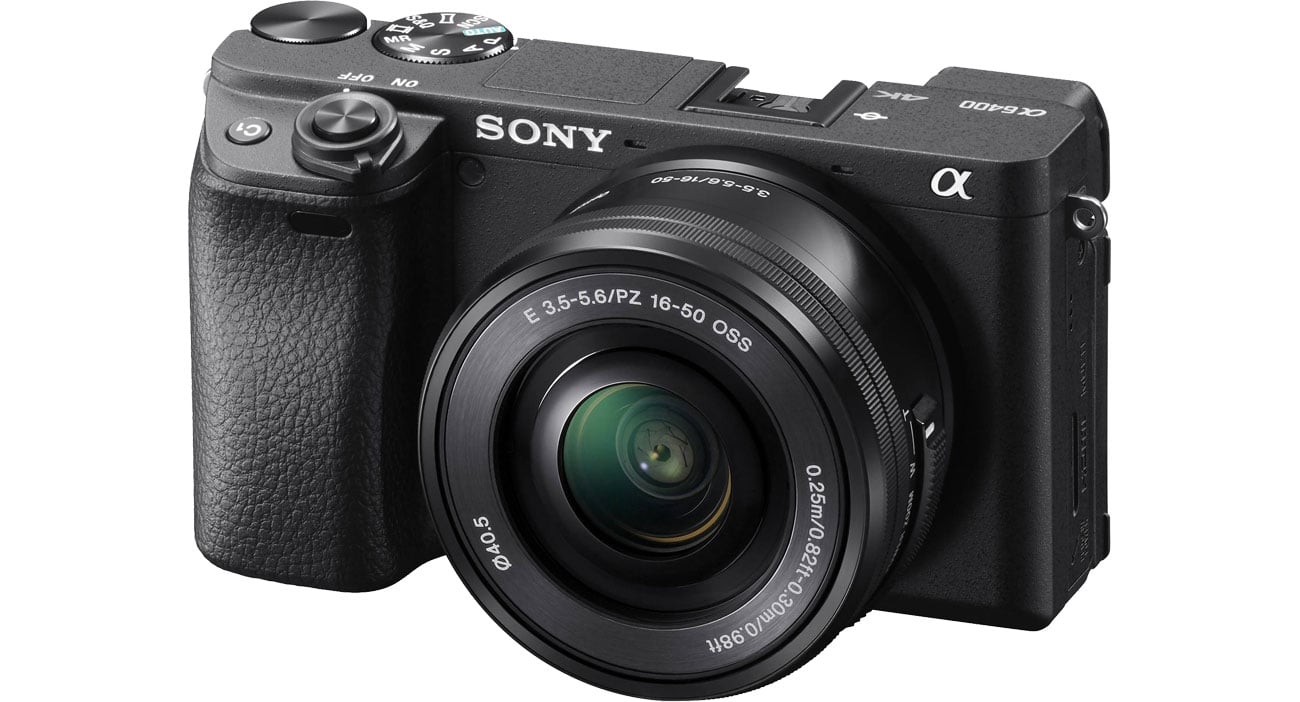 Sony ILCE A6400 - Вид зверху, елементи керування
