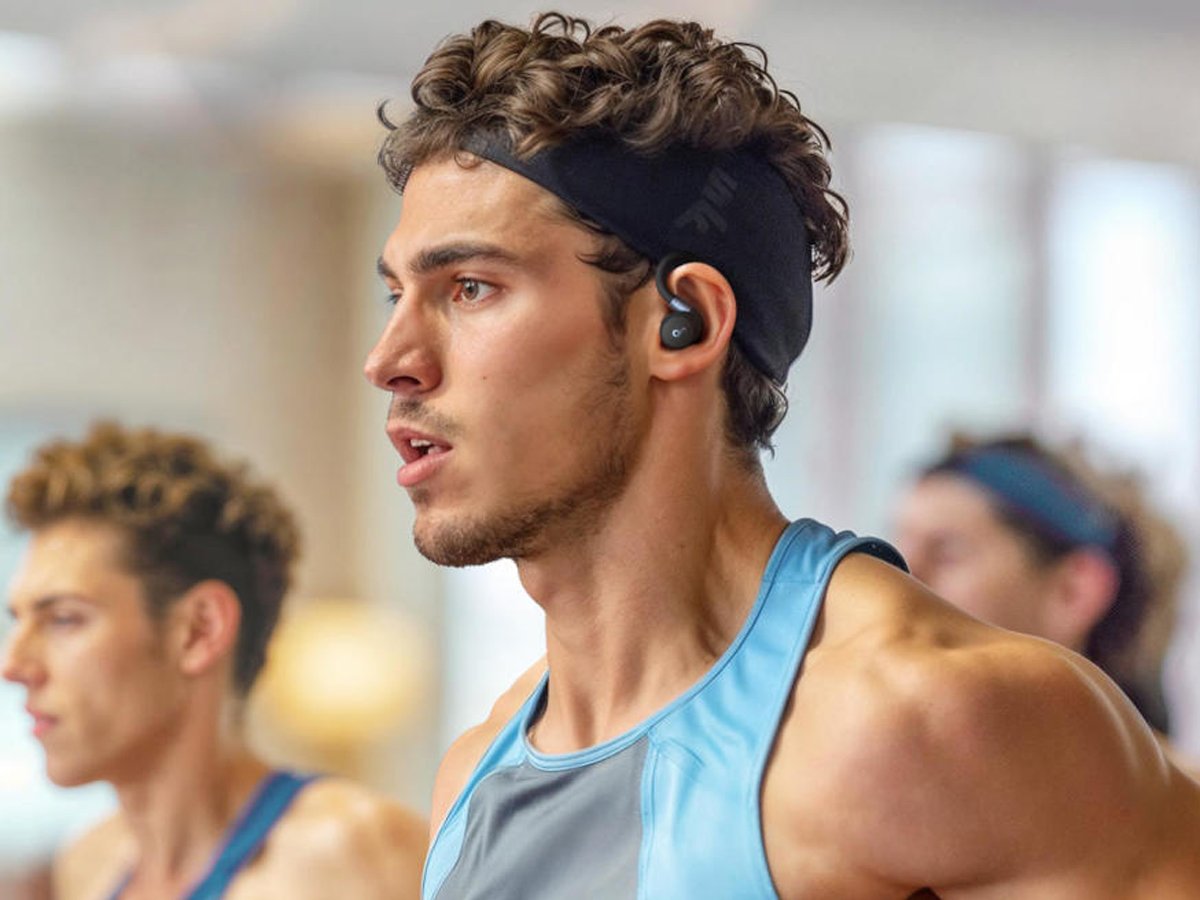 Беспроводные наушники SoundCore Sport X20 Black - Lifestyle Graphics