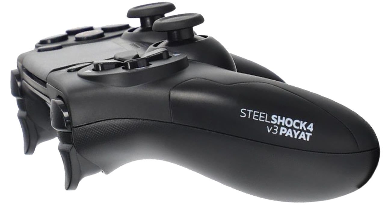 SteelDigi STEELSHOCK v3 Payat PS4 Controller Blue - вид збоку