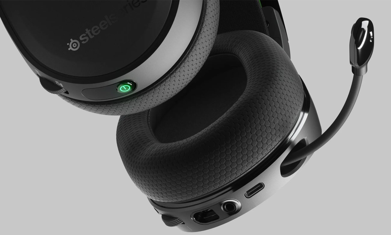 Бездротова гарнітура SteelSeries Arctis 7X+ - мікрофон із шумопоглинанням ClearCast