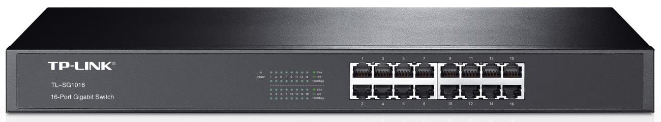 Коммутатор TP-Link 16p TL-SG1016 Rack