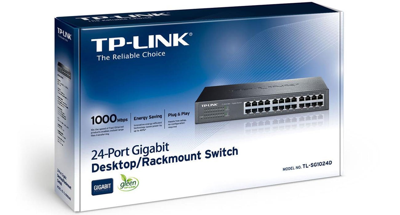 Комутатор TP-Link 24p TL-SF1024D Rack 13 Application