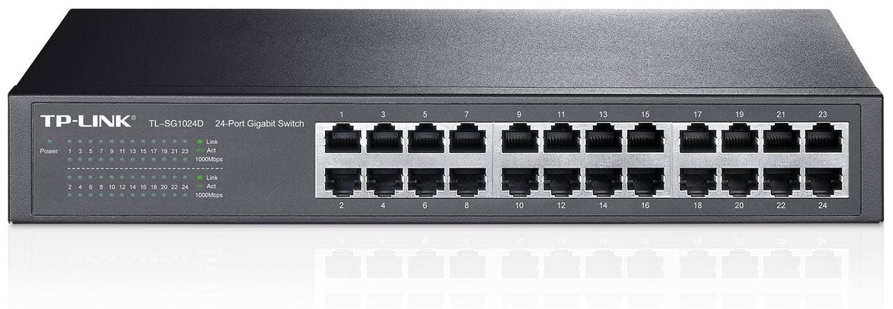 Комутатор TP-Link 24p TL-SF1024D Rack 13 Ефективність роботи