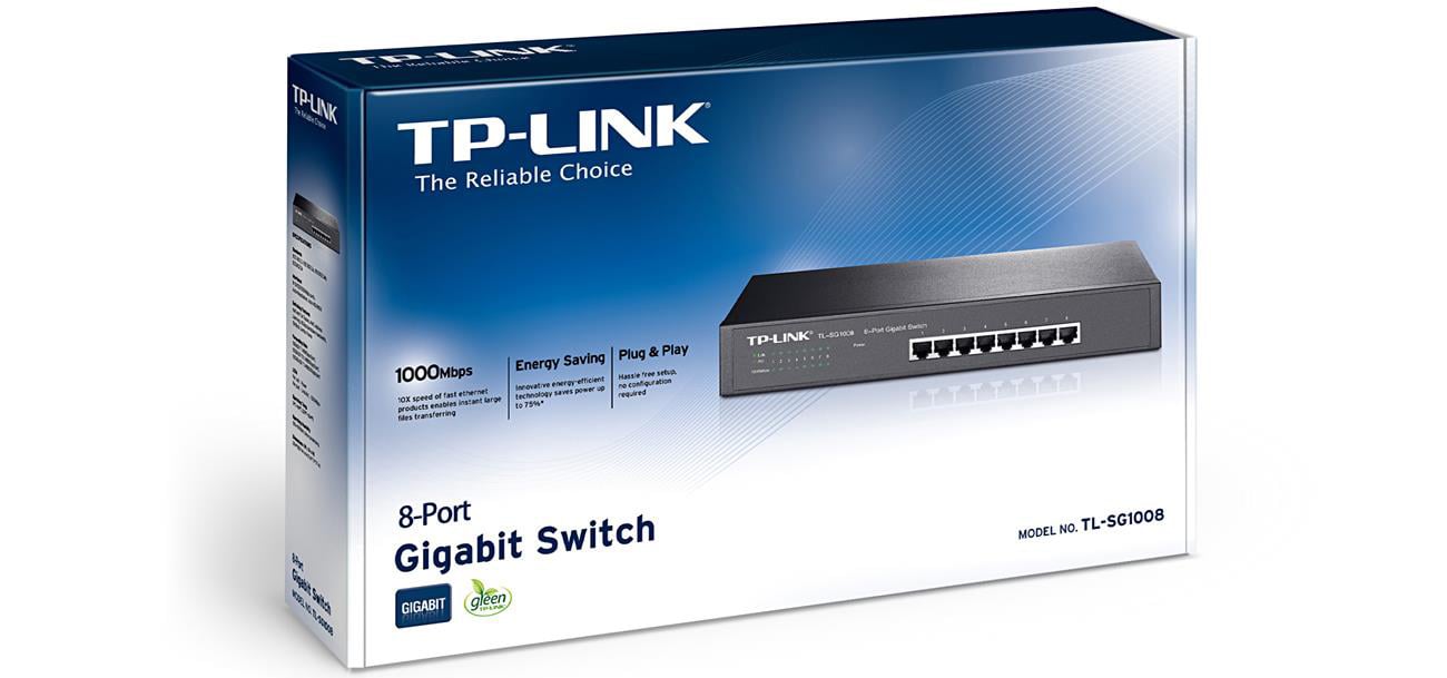 TP-Link 8p TL-SG1008 Rack 13 box