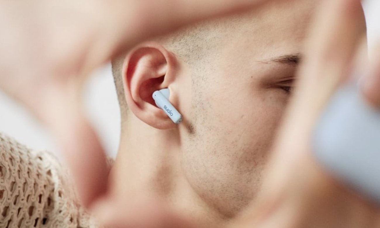 Беспроводные наушники Sudio A1 Blue – стиль жизни