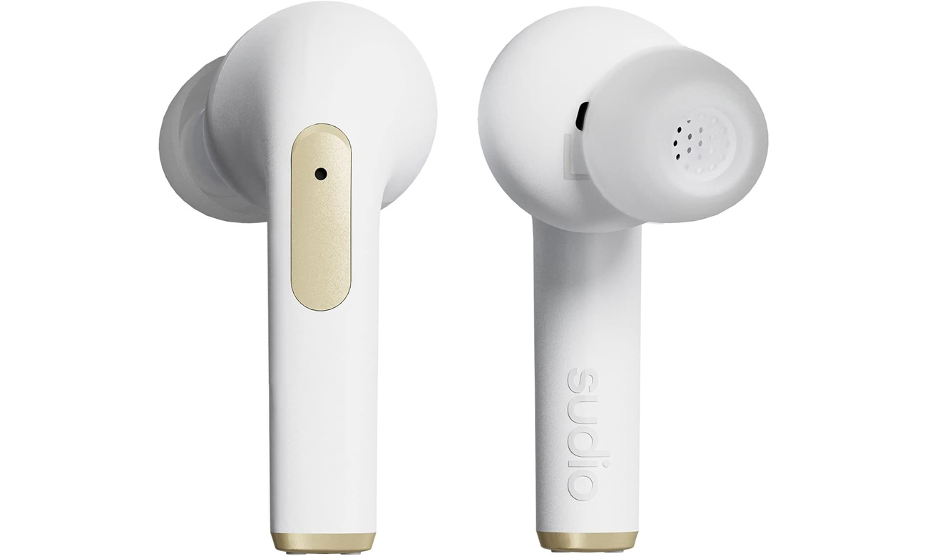 Беспроводные наушники Sudio N2 Pro White – вид левого и правого наушников