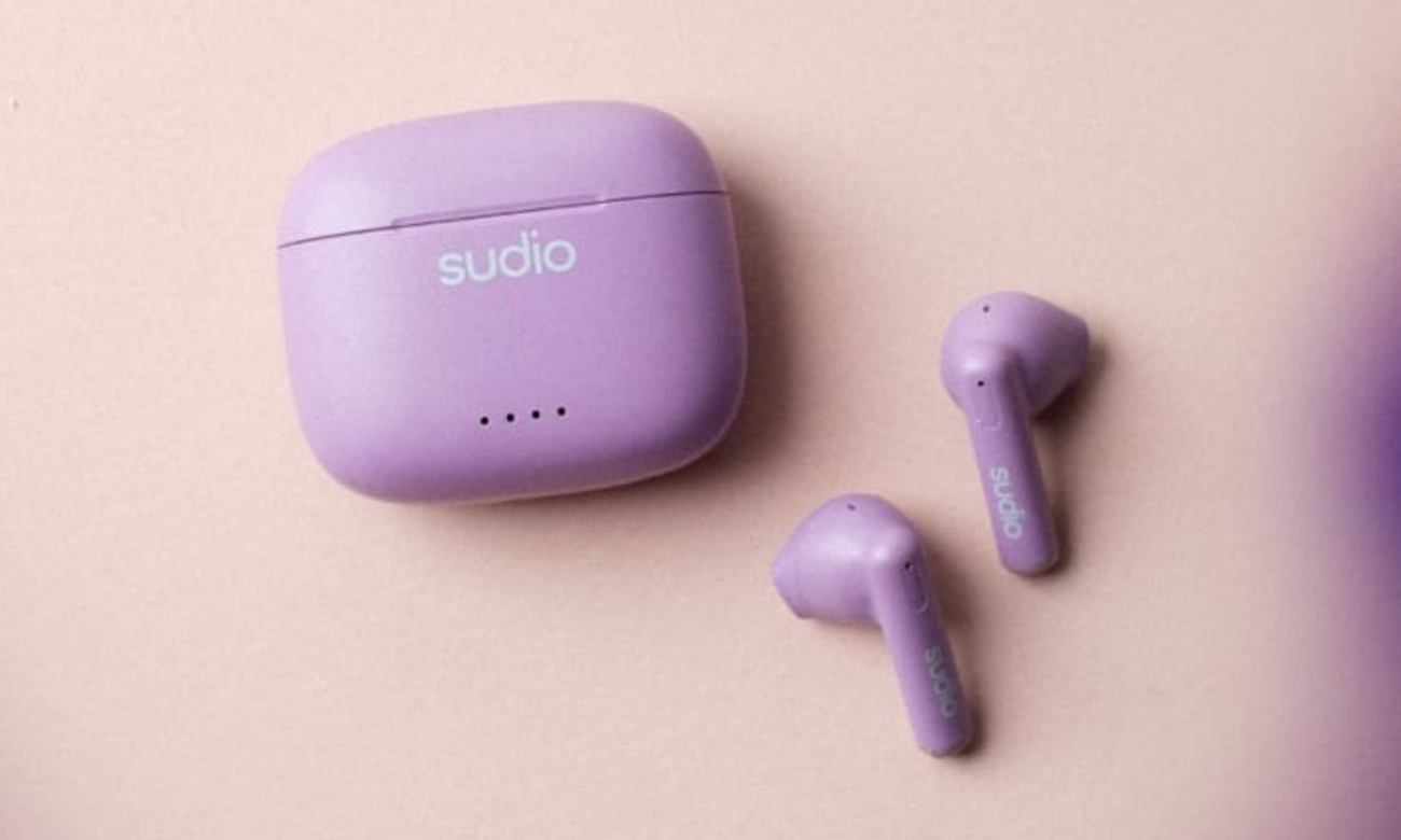 Беспроводные наушники Sudio A1 Purple - Стиль жизни