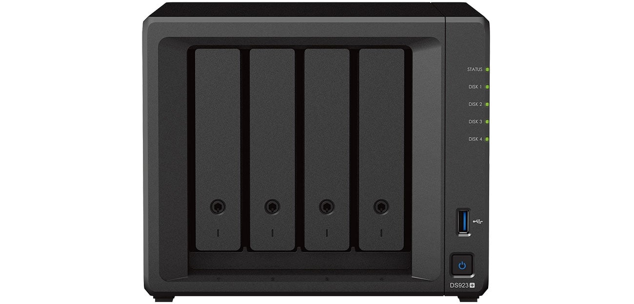 Synology DS923+ Вид спереди