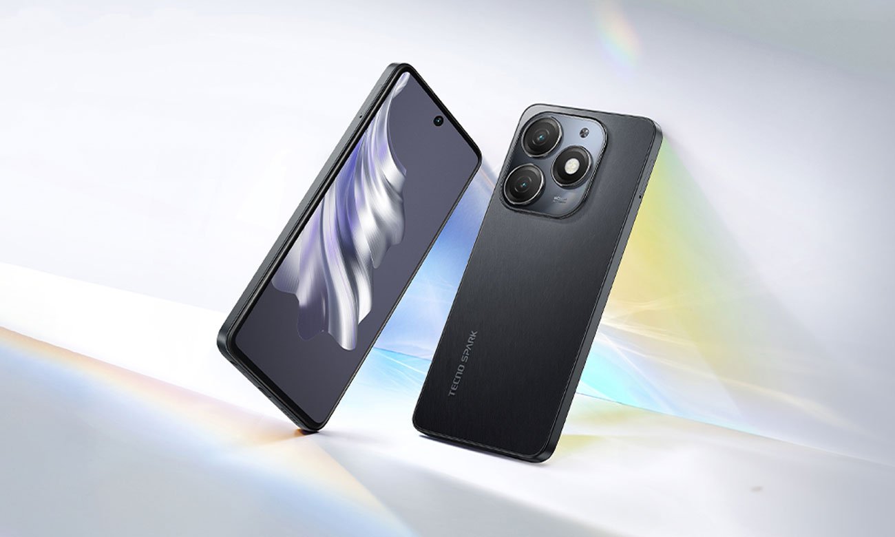 TECNO Spark 20 чорного кольору