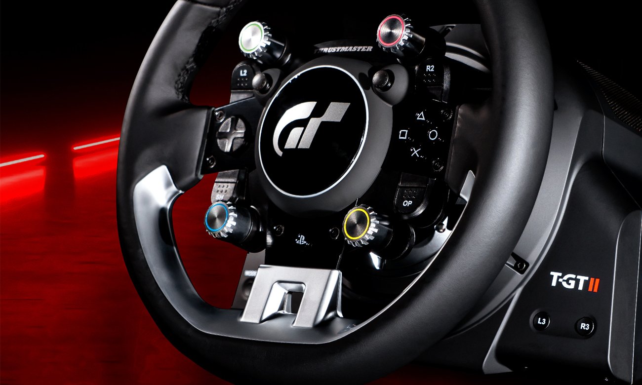 Thrustmaster T-GT II PACK, Steering Wheel + Base (Without Pedals) для PC и  PS5, PS4 (4160846)