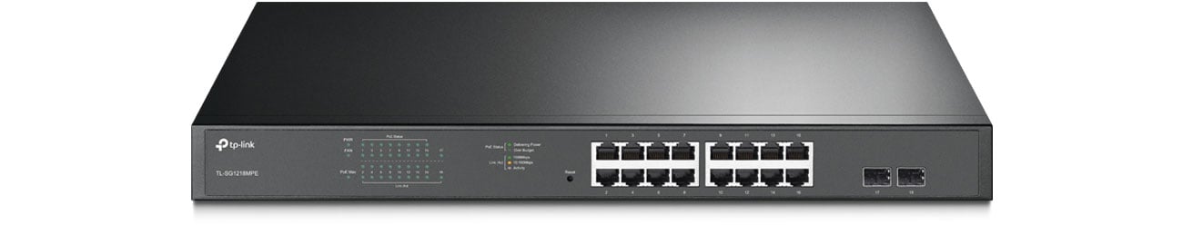 Роз'єми TP-Link TL-SG1218MPE