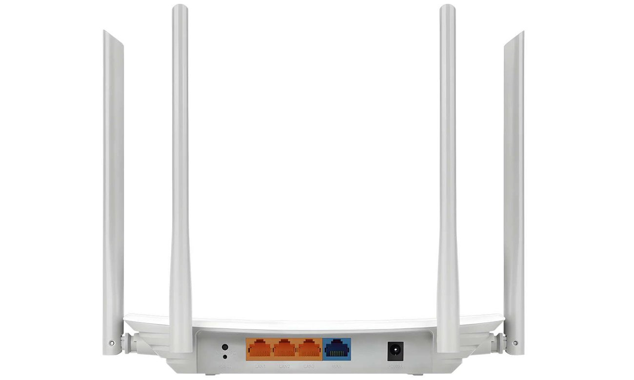 Двухдиапазонный гигабитный беспроводной маршрутизатор TP-Link Aginet EC220-G5 — вид сзади
