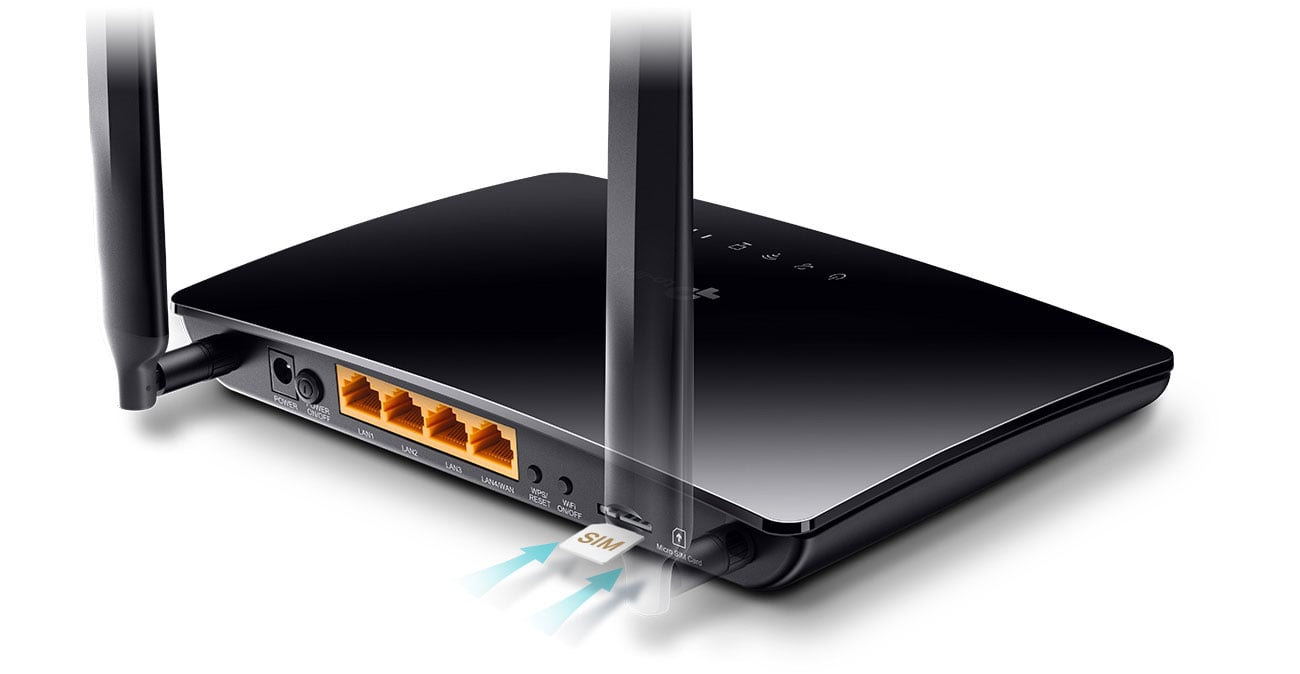 TP-Link Archer MR400 – слот для SIM-карты