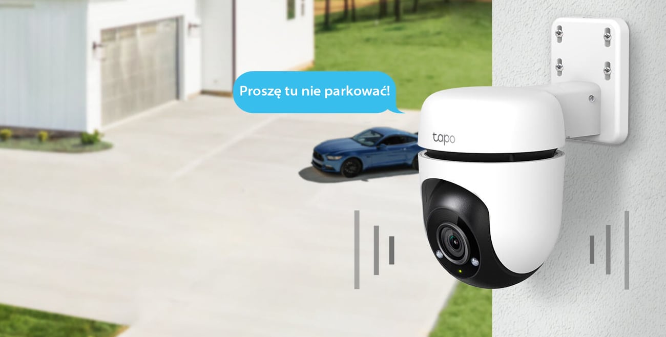 TP-Link Tapo C500 Smart Outdoor Camera – Персонализированный звук будильника и двусторонняя передача звука