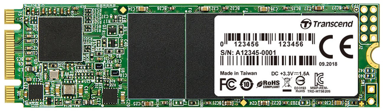 M.2 2280 Transcend 820S 480 ГБ SSD