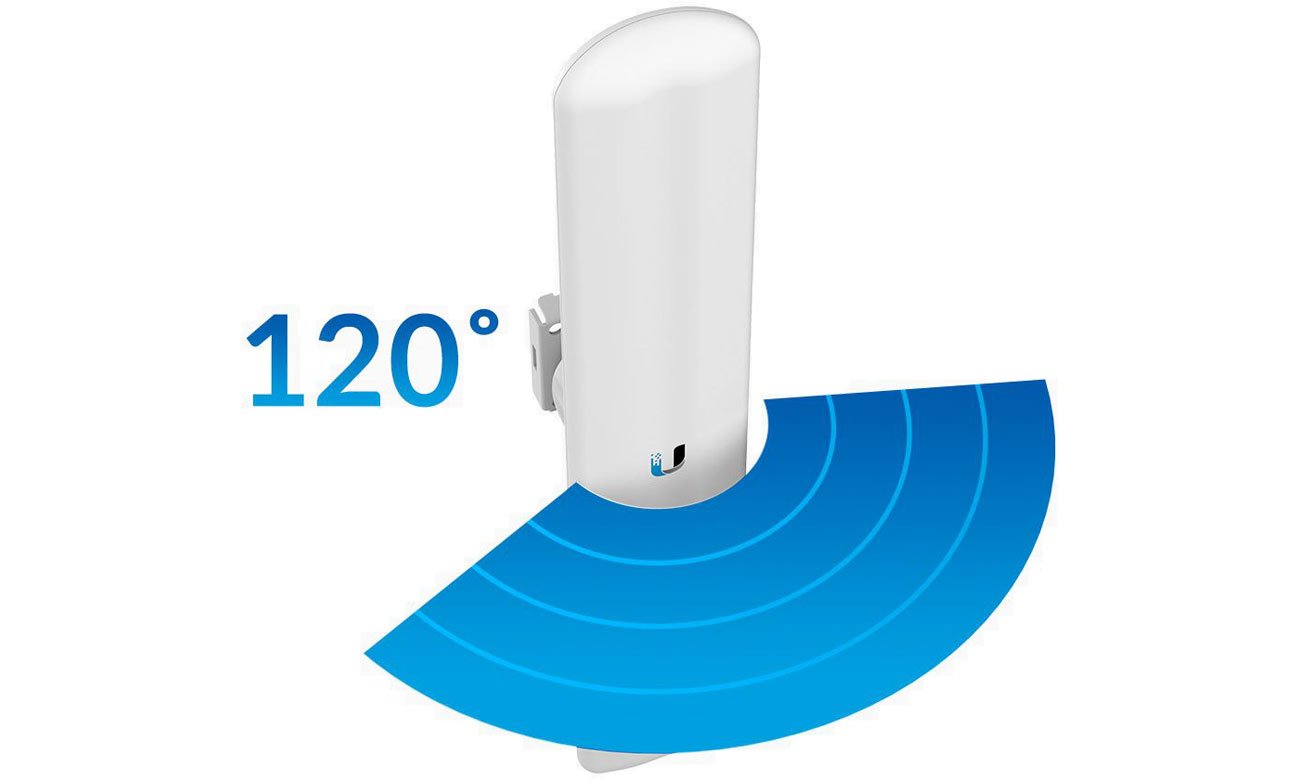 Мост Wi-Fi (WDS) Ubiquiti airMAX LAP-120 Сектор AP 16dBi 5GHz угол 120° PoE LAP-120