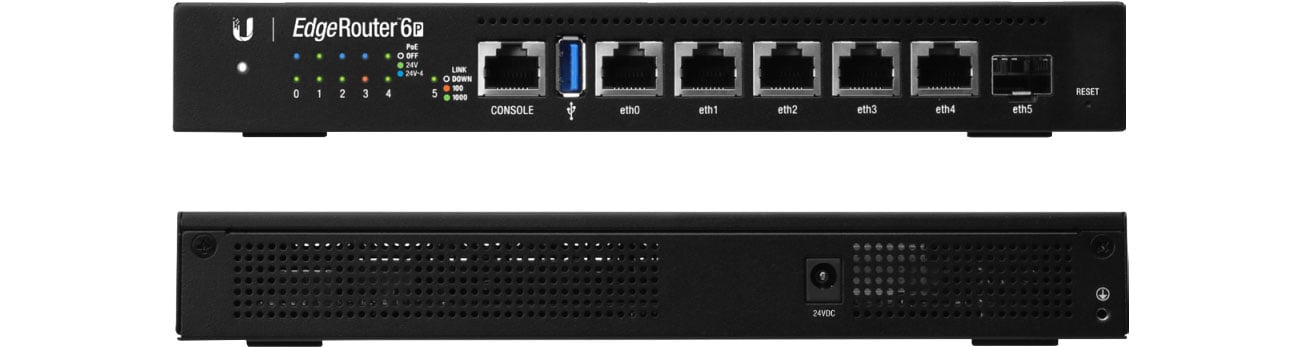 Ubiquiti ER-6P 6P 5x10/100/1000 Мбит/с 1xSFP 4xPoE