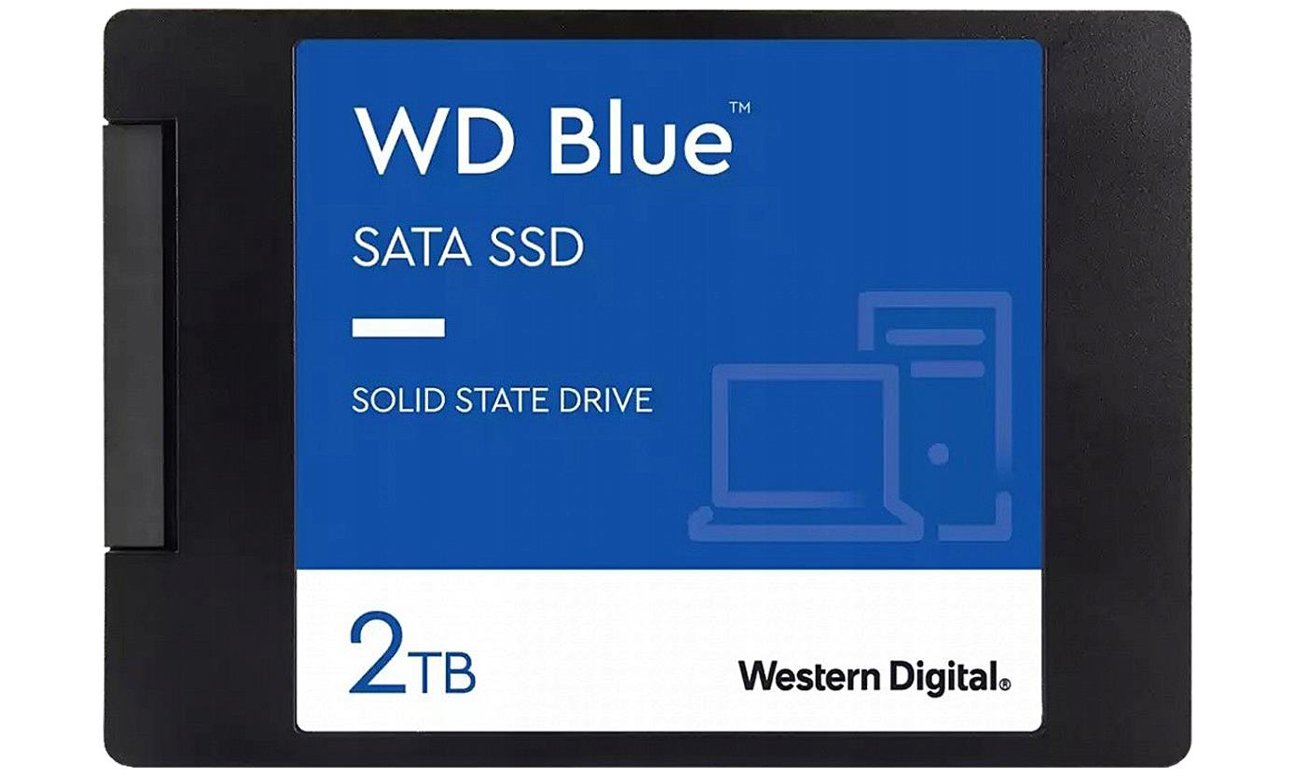 2,5-дюймовый SSD-накопитель WD Blue SA510 2 ТБ – вид спереди