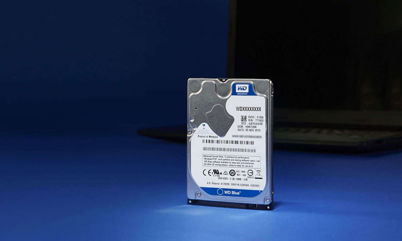 HDD WD 1TB 5400 об/хв Синiй 7мм Для щоденного використання