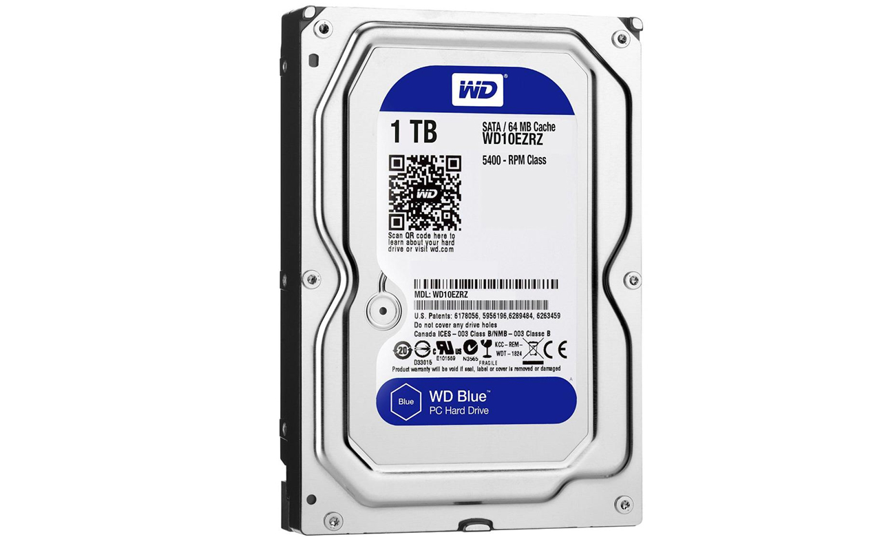 WD 1TB 5400 об/хв 64 МБ СИНiЙ