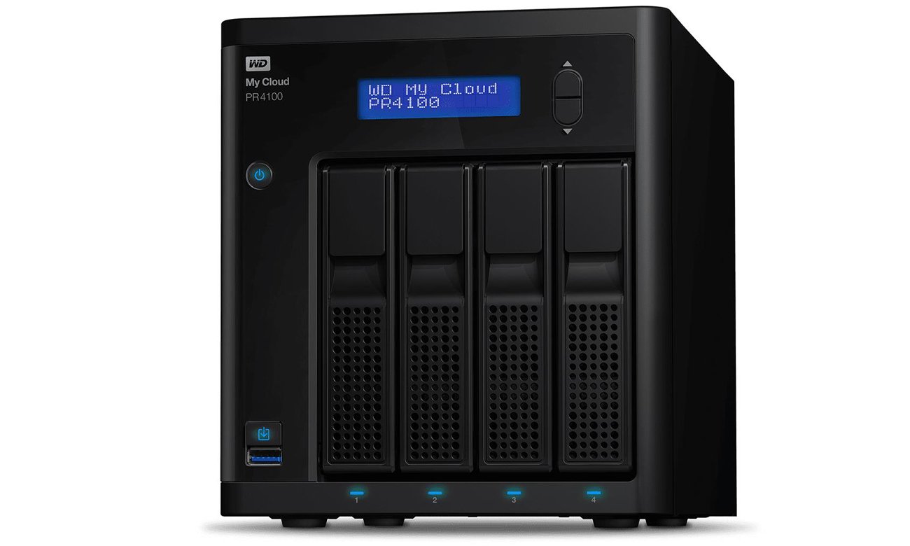 Сетевой накопитель WD My Cloud PR4100 56 ТБ NAS