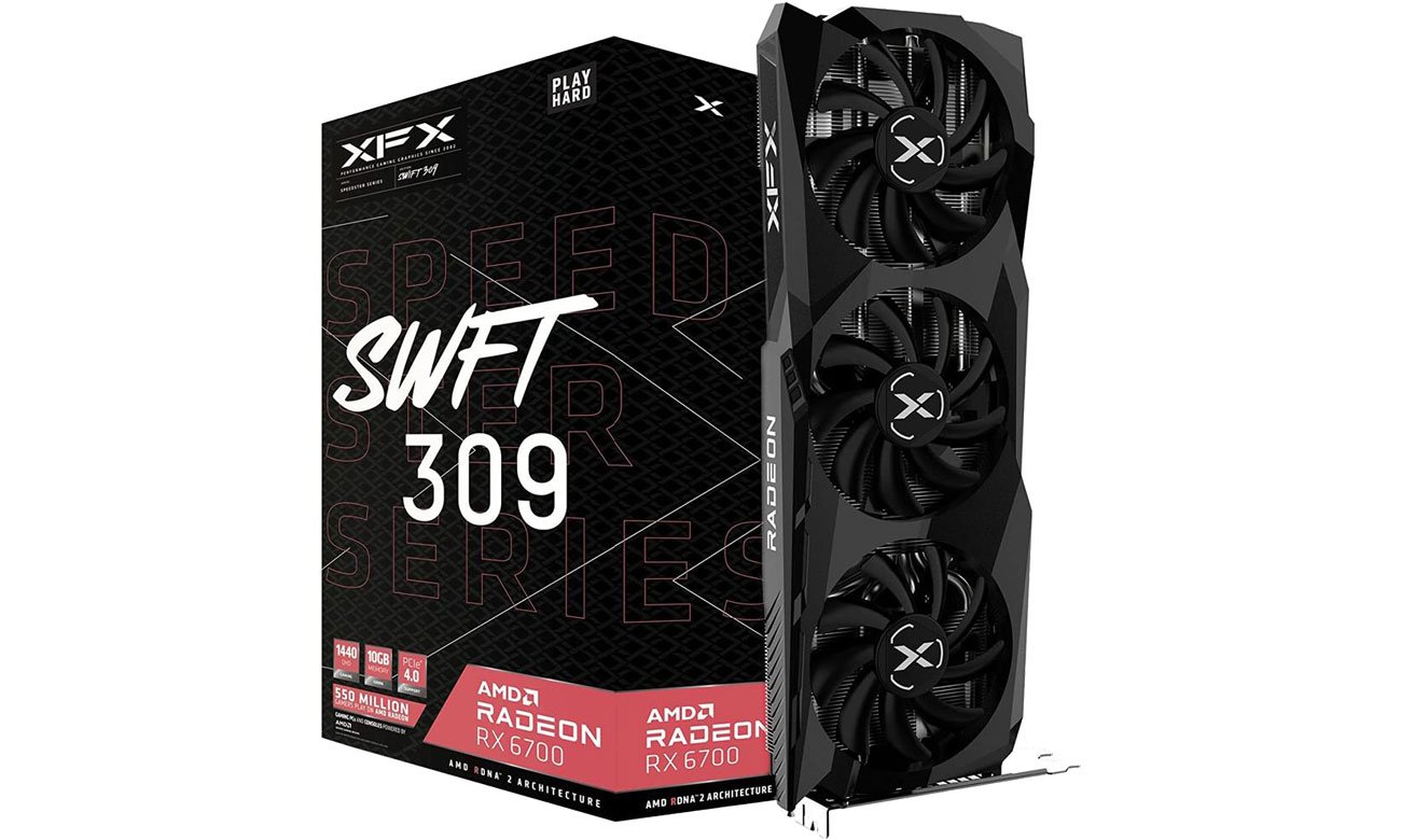 XFX Radeon RX 6700 SPEEDSTER SWFT309 10 ГБ GDDR6